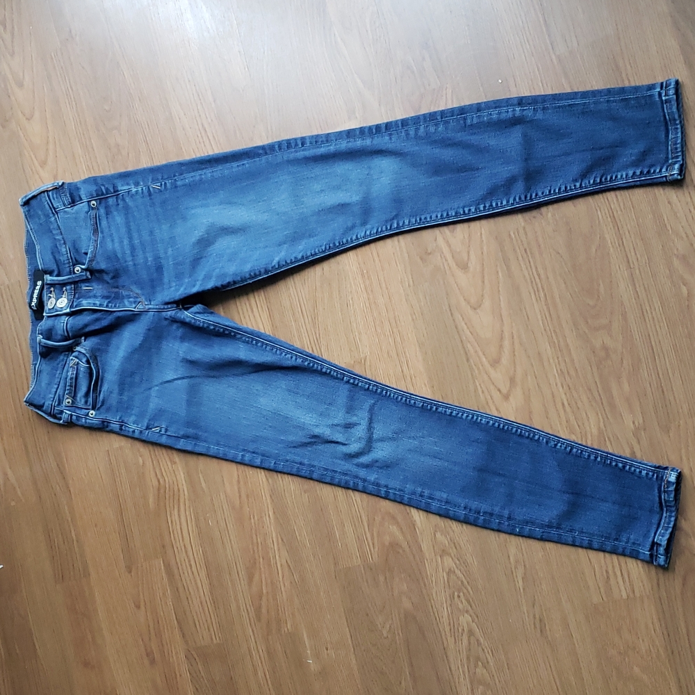 Express Stretch Performance Cropped Legging Jeans… - image 1